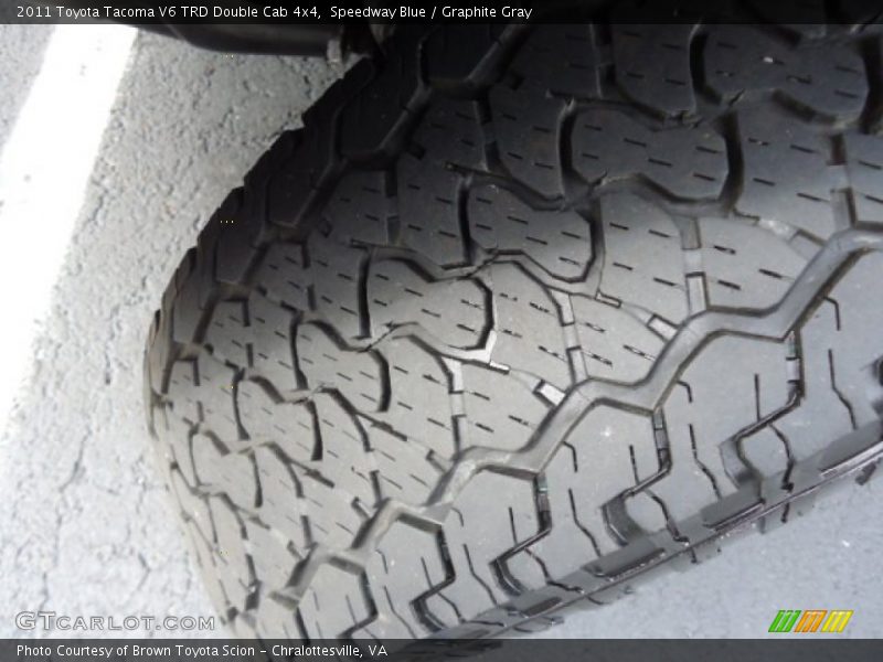 Speedway Blue / Graphite Gray 2011 Toyota Tacoma V6 TRD Double Cab 4x4