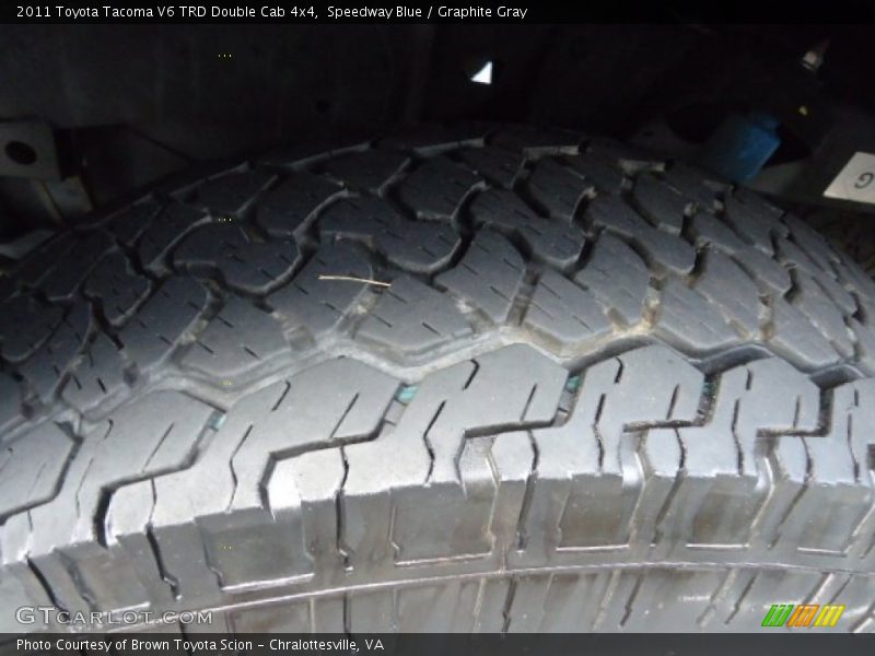 Speedway Blue / Graphite Gray 2011 Toyota Tacoma V6 TRD Double Cab 4x4