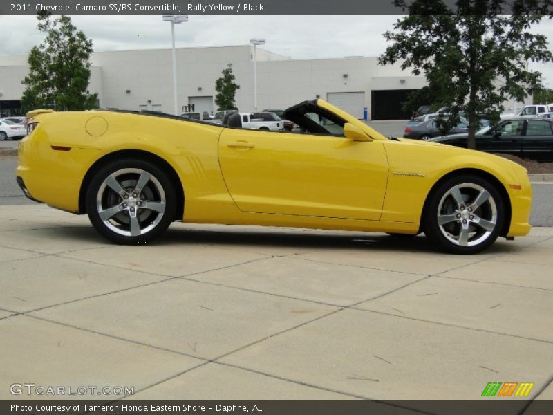Rally Yellow / Black 2011 Chevrolet Camaro SS/RS Convertible