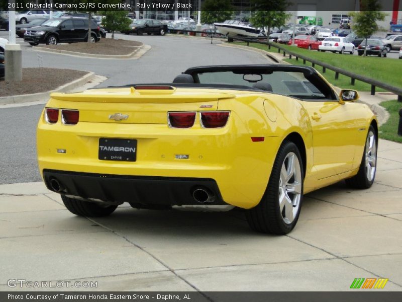 Rally Yellow / Black 2011 Chevrolet Camaro SS/RS Convertible