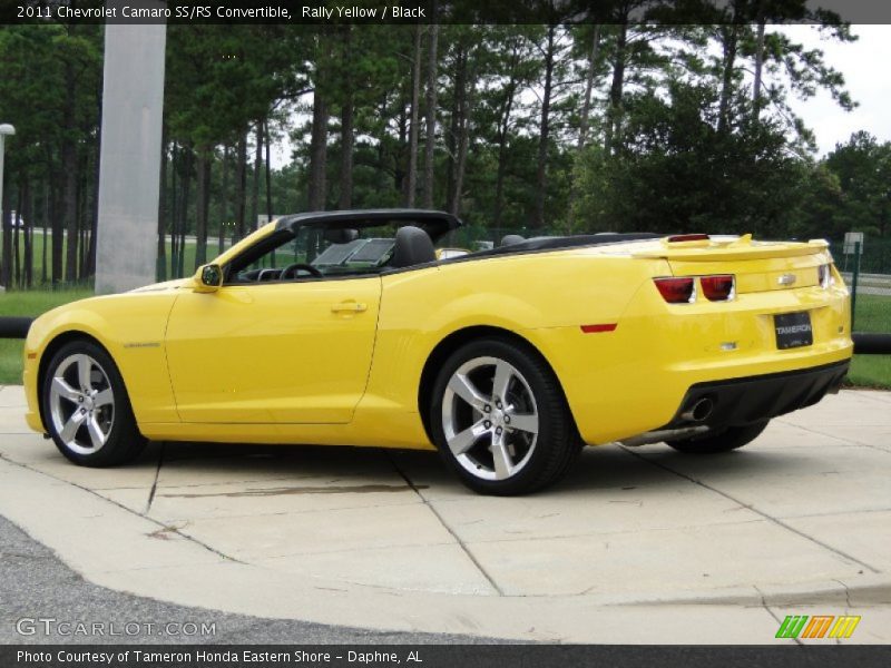 Rally Yellow / Black 2011 Chevrolet Camaro SS/RS Convertible