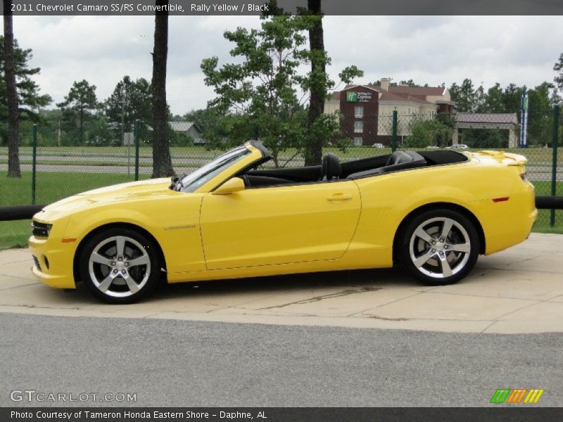 Rally Yellow / Black 2011 Chevrolet Camaro SS/RS Convertible