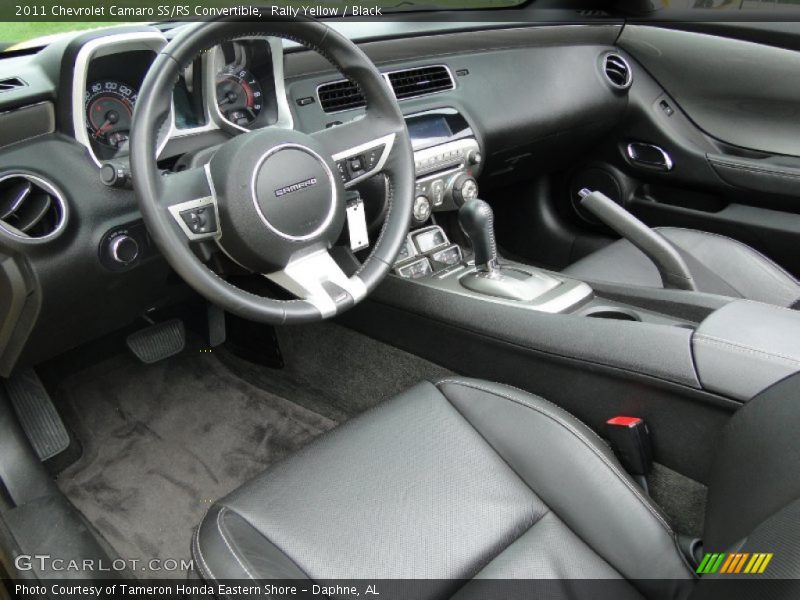 Black Interior - 2011 Camaro SS/RS Convertible 