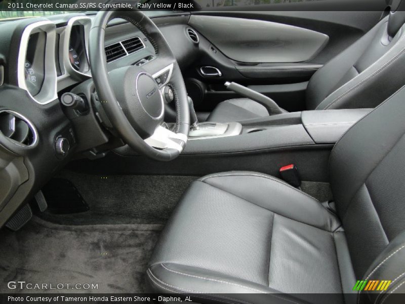 Rally Yellow / Black 2011 Chevrolet Camaro SS/RS Convertible