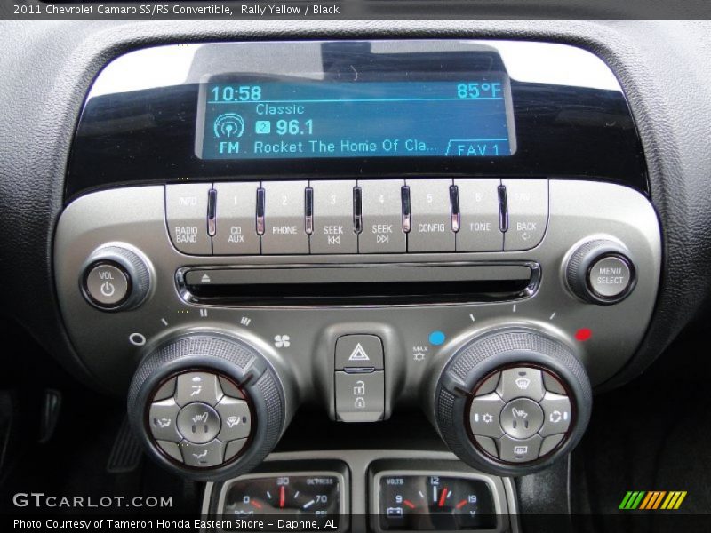 Audio System of 2011 Camaro SS/RS Convertible