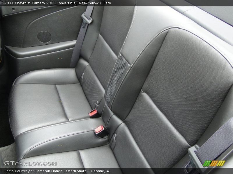 Rear Seat of 2011 Camaro SS/RS Convertible
