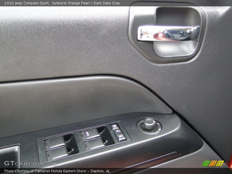 Sunburst Orange Pearl / Dark Slate Gray 2010 Jeep Compass Sport