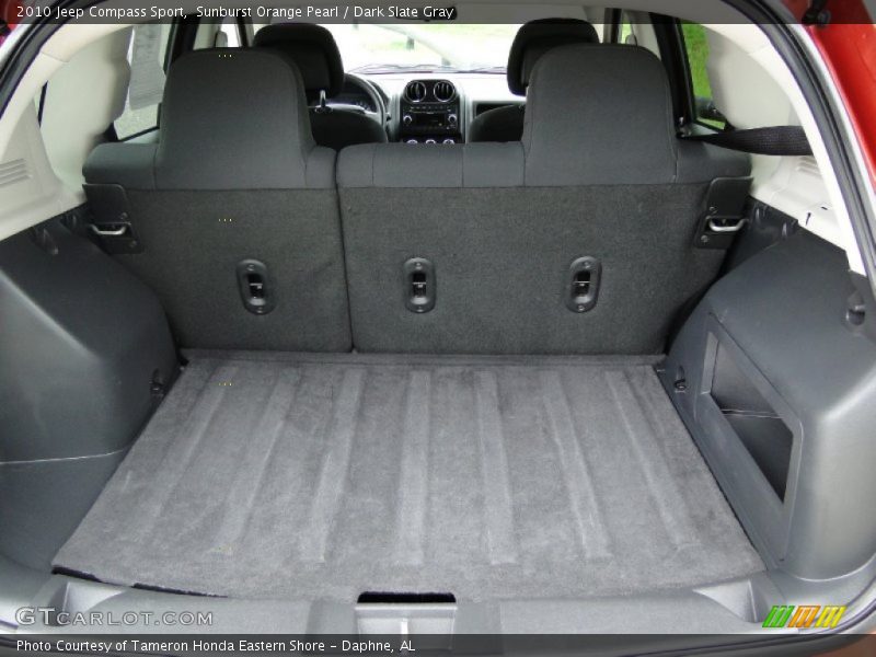 Sunburst Orange Pearl / Dark Slate Gray 2010 Jeep Compass Sport