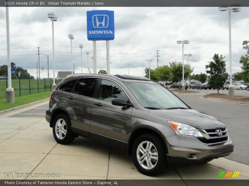 Urban Titanium Metallic / Ivory 2010 Honda CR-V EX