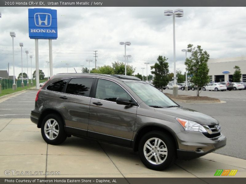 Urban Titanium Metallic / Ivory 2010 Honda CR-V EX