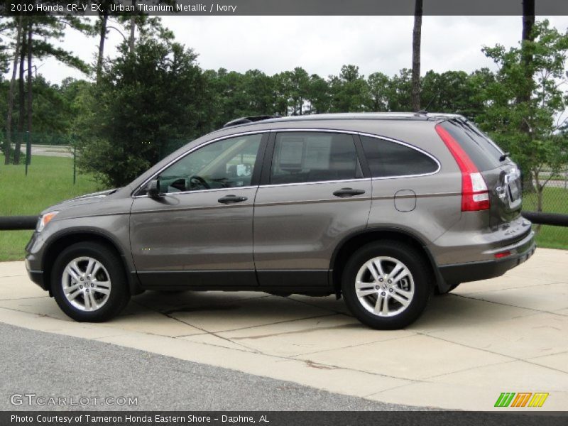 Urban Titanium Metallic / Ivory 2010 Honda CR-V EX