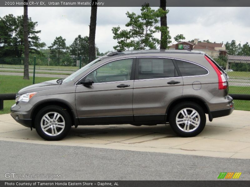 Urban Titanium Metallic / Ivory 2010 Honda CR-V EX