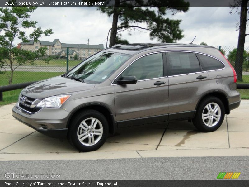 Urban Titanium Metallic / Ivory 2010 Honda CR-V EX