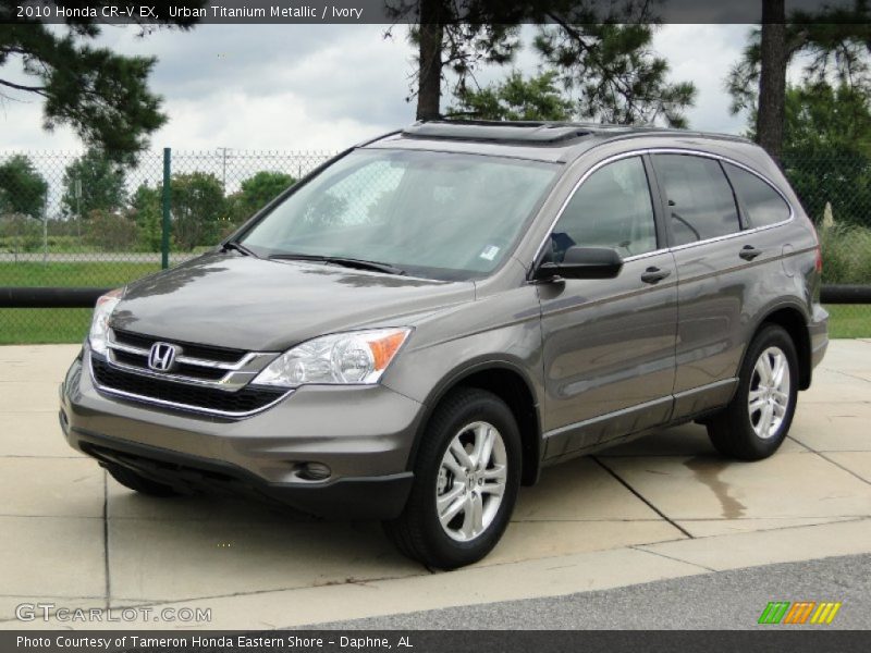 Urban Titanium Metallic / Ivory 2010 Honda CR-V EX