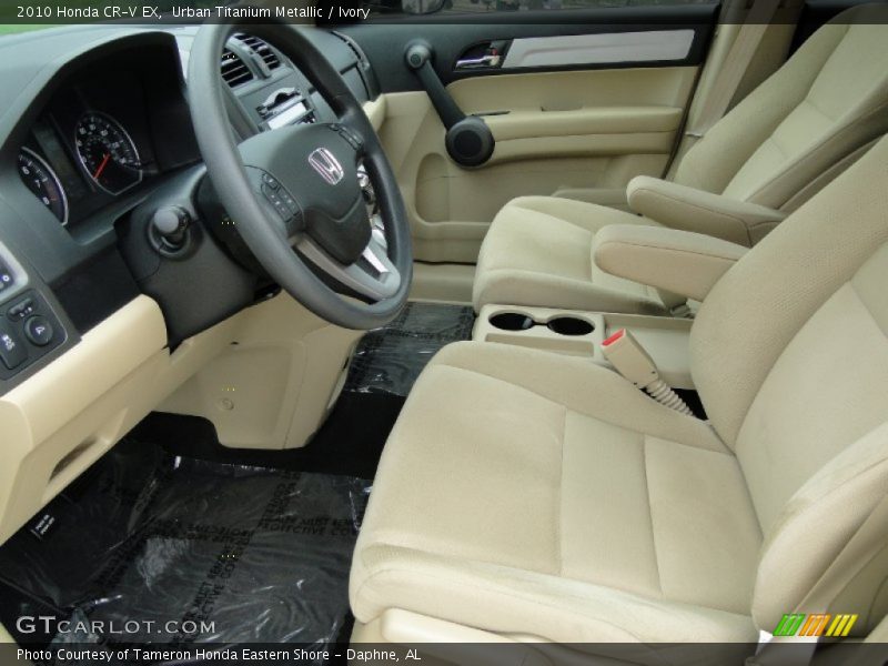 Urban Titanium Metallic / Ivory 2010 Honda CR-V EX