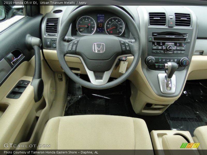 Urban Titanium Metallic / Ivory 2010 Honda CR-V EX