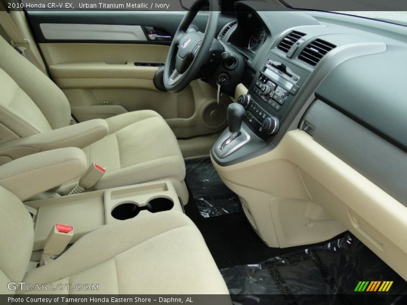 Urban Titanium Metallic / Ivory 2010 Honda CR-V EX