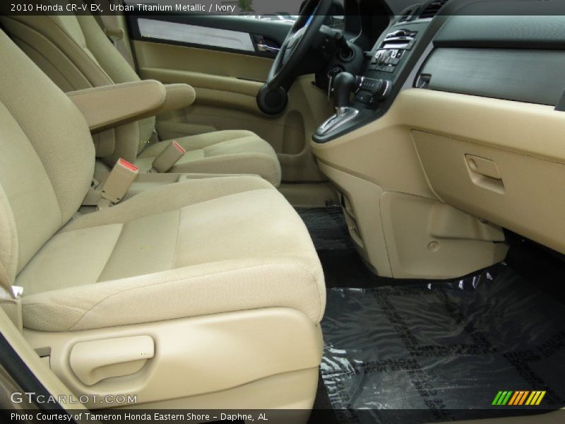 Urban Titanium Metallic / Ivory 2010 Honda CR-V EX