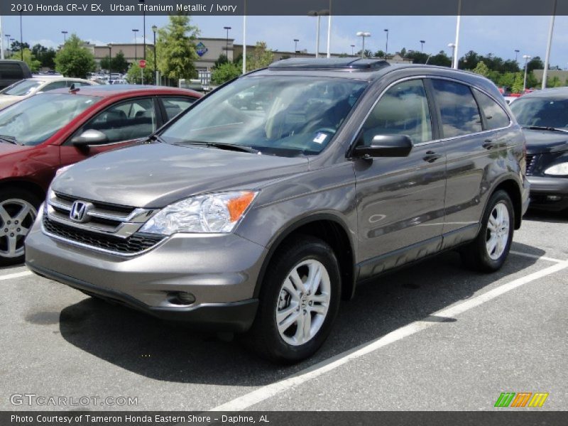 Urban Titanium Metallic / Ivory 2010 Honda CR-V EX