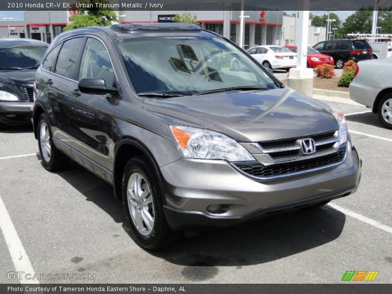 Urban Titanium Metallic / Ivory 2010 Honda CR-V EX