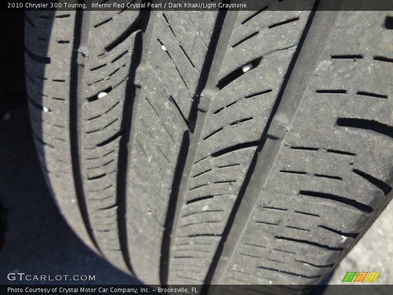 Inferno Red Crystal Pearl / Dark Khaki/Light Graystone 2010 Chrysler 300 Touring