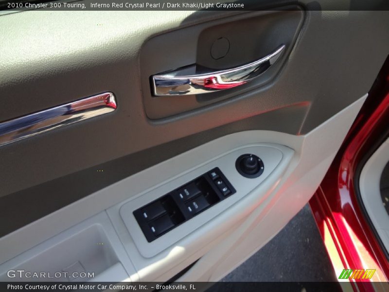 Inferno Red Crystal Pearl / Dark Khaki/Light Graystone 2010 Chrysler 300 Touring