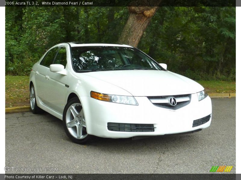 White Diamond Pearl / Camel 2006 Acura TL 3.2