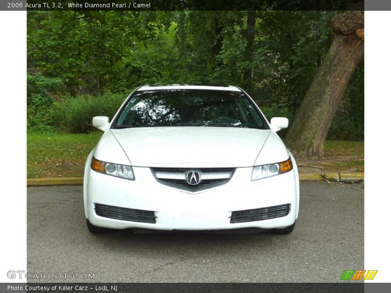 White Diamond Pearl / Camel 2006 Acura TL 3.2