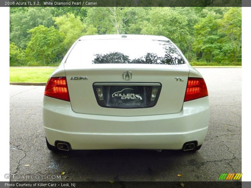 White Diamond Pearl / Camel 2006 Acura TL 3.2