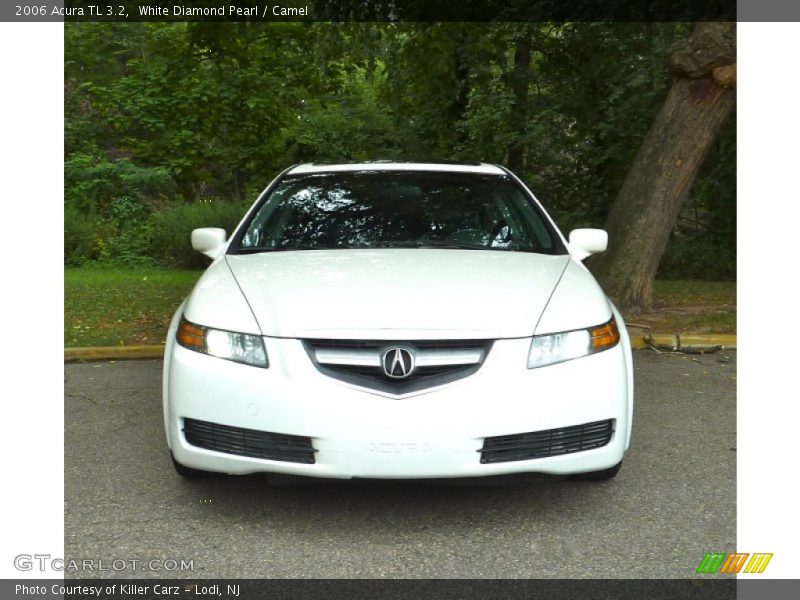 White Diamond Pearl / Camel 2006 Acura TL 3.2