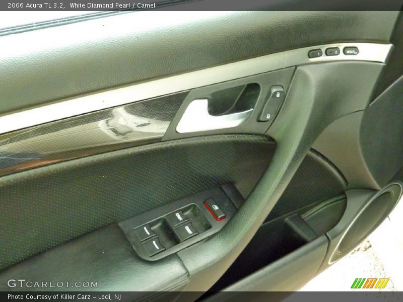 White Diamond Pearl / Camel 2006 Acura TL 3.2