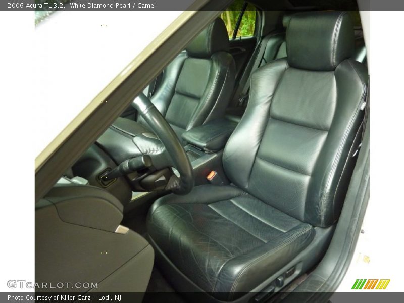 White Diamond Pearl / Camel 2006 Acura TL 3.2