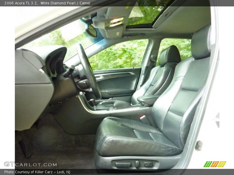 White Diamond Pearl / Camel 2006 Acura TL 3.2