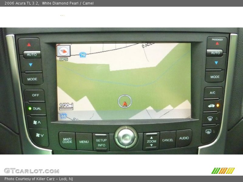 White Diamond Pearl / Camel 2006 Acura TL 3.2