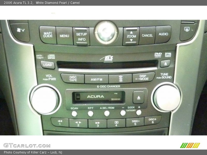 White Diamond Pearl / Camel 2006 Acura TL 3.2