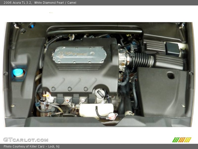White Diamond Pearl / Camel 2006 Acura TL 3.2