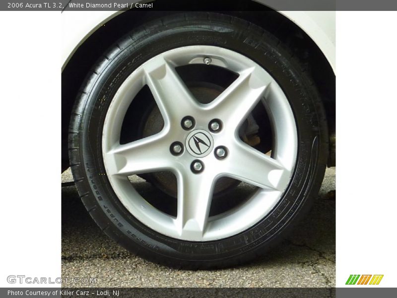 White Diamond Pearl / Camel 2006 Acura TL 3.2