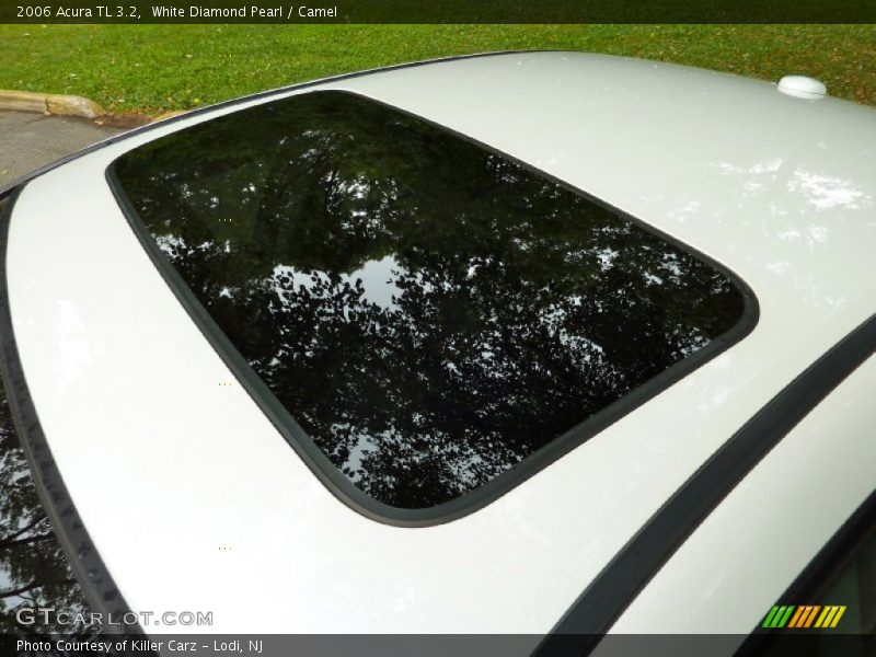 White Diamond Pearl / Camel 2006 Acura TL 3.2