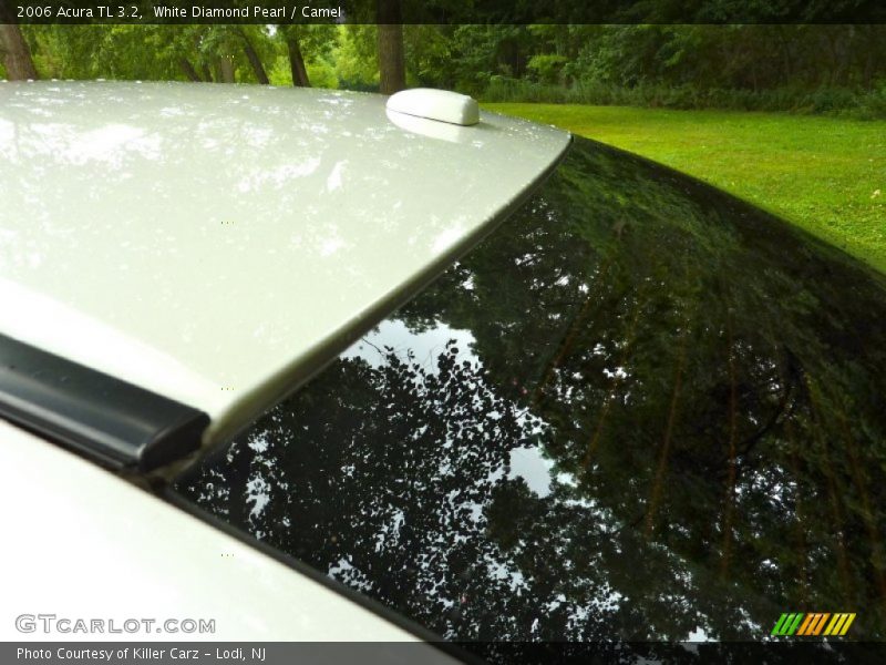 White Diamond Pearl / Camel 2006 Acura TL 3.2