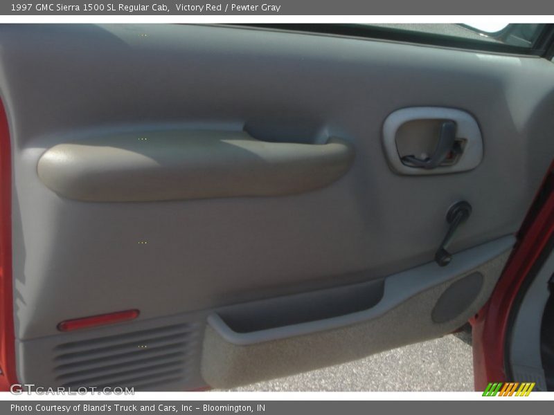 Victory Red / Pewter Gray 1997 GMC Sierra 1500 SL Regular Cab