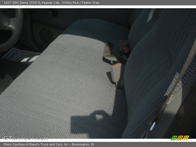 Victory Red / Pewter Gray 1997 GMC Sierra 1500 SL Regular Cab