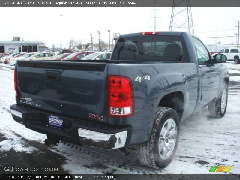 Stealth Gray Metallic / Ebony 2009 GMC Sierra 1500 SLE Regular Cab 4x4