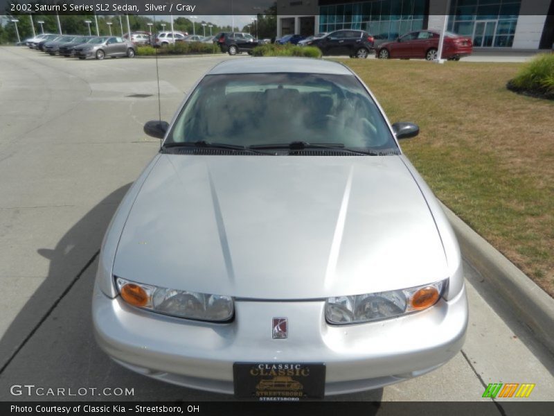 Silver / Gray 2002 Saturn S Series SL2 Sedan