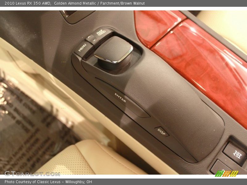 Golden Almond Metallic / Parchment/Brown Walnut 2010 Lexus RX 350 AWD