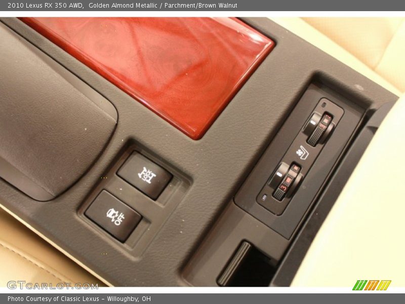Golden Almond Metallic / Parchment/Brown Walnut 2010 Lexus RX 350 AWD