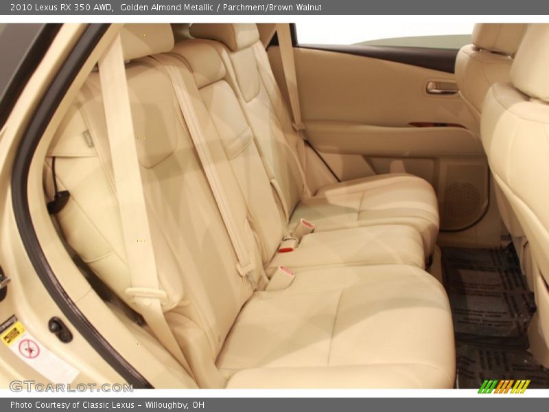Golden Almond Metallic / Parchment/Brown Walnut 2010 Lexus RX 350 AWD