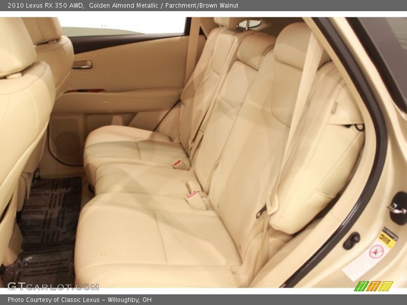 Golden Almond Metallic / Parchment/Brown Walnut 2010 Lexus RX 350 AWD