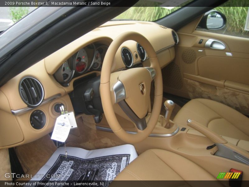Macadamia Metallic / Sand Beige 2009 Porsche Boxster S