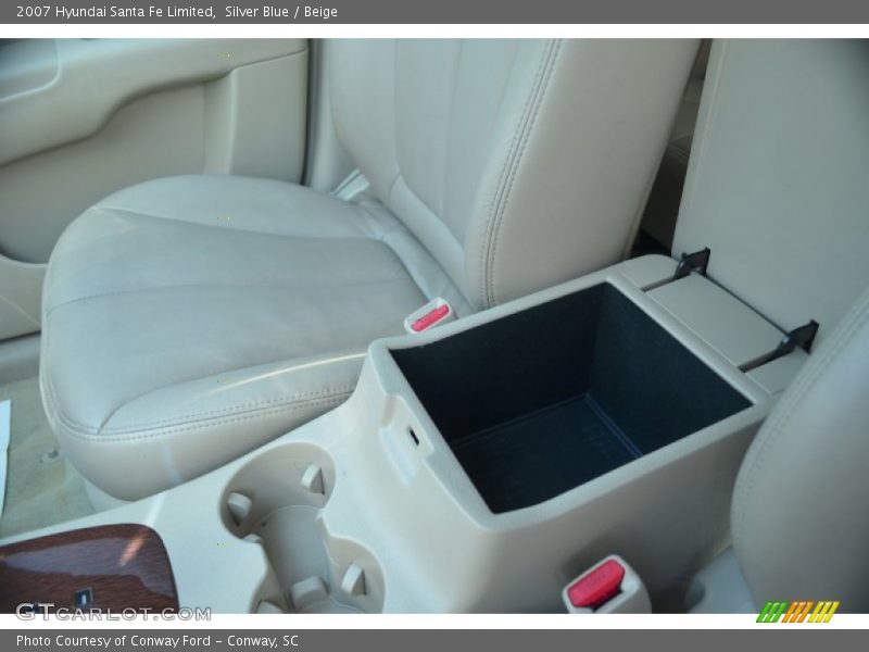 Silver Blue / Beige 2007 Hyundai Santa Fe Limited
