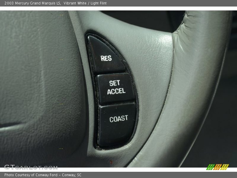 Vibrant White / Light Flint 2003 Mercury Grand Marquis LS